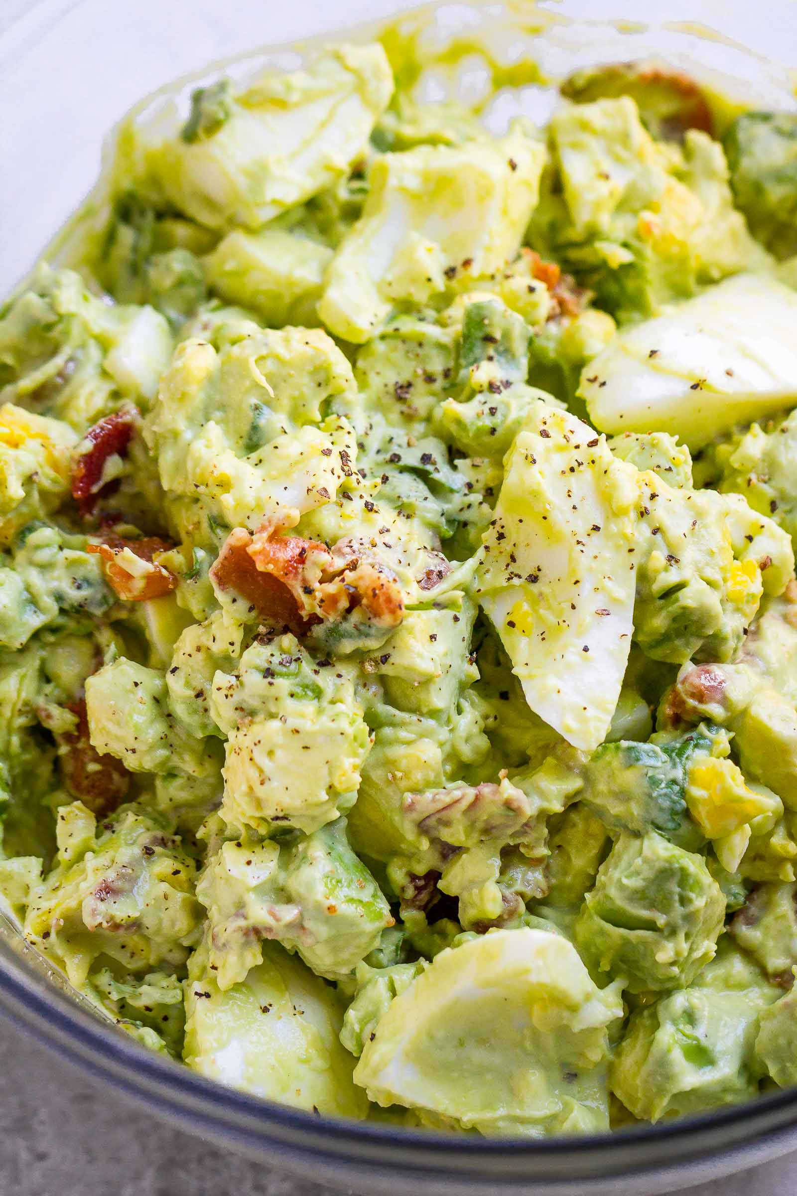 Creamy Avocado Egg Salad - Crunchy Creamy Sweet