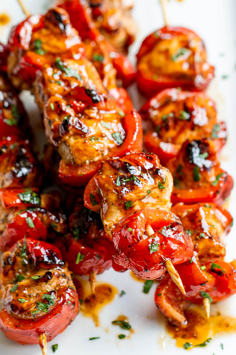 Grilled Brown Sugar Garlic Chicken - Juicy tender and so delicious! Ideal for a quick dinner any night of the week.