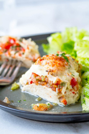 Cheesy Salsa Chicken Casserole