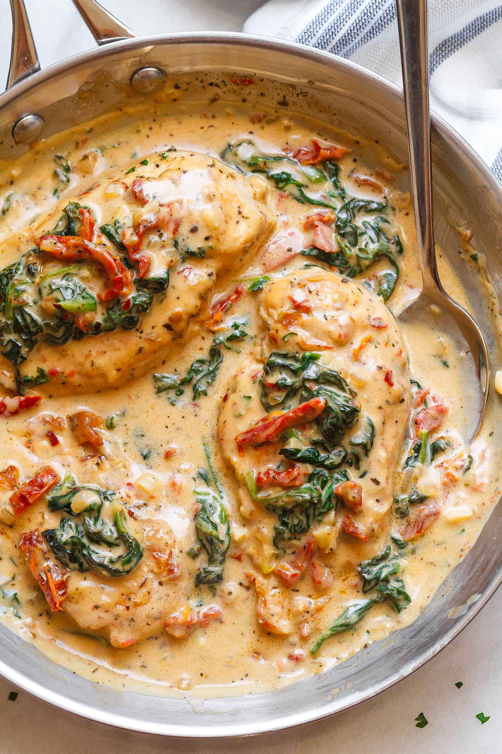 Chicken Spinach And Parmesan