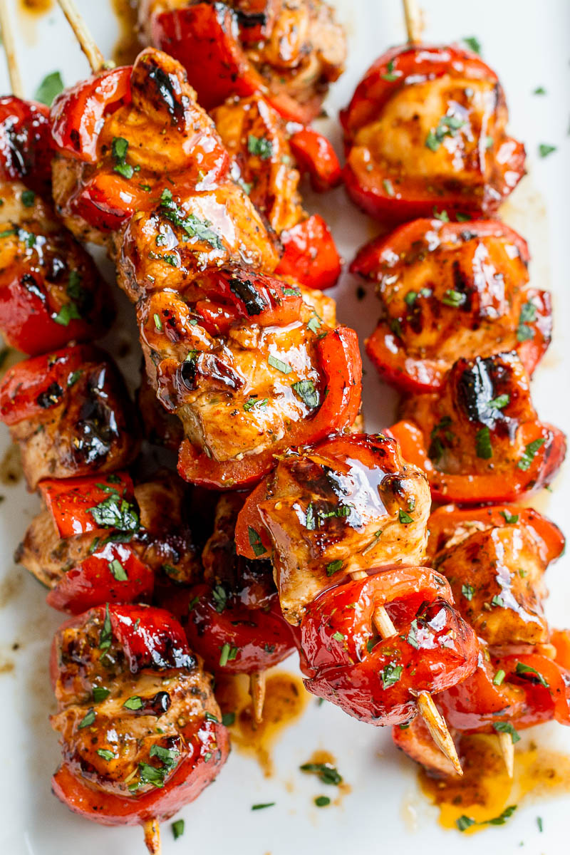 Grilled Brown Sugar Garlic Chicken - Juicy tender and so delicious! Ideal for a quick dinner any night of the week.