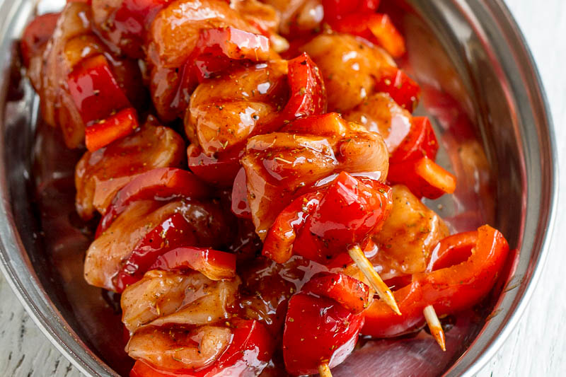 Grilled Brown Sugar Garlic Chicken - Juicy tender and so delicious! Ideal for a quick dinner any night of the week.
