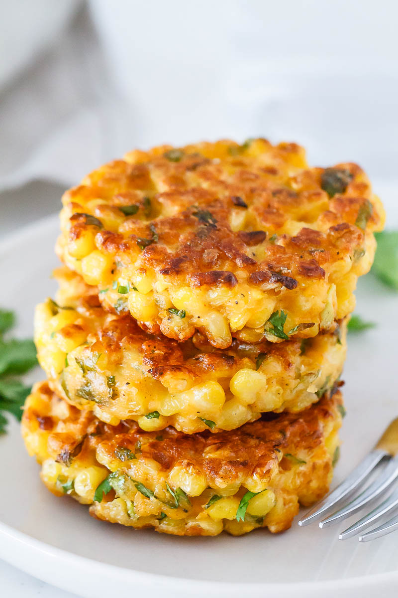 Corn Fritters Recipe - Crispy on the edges, soft in the middle and so delicious, a great side dish for a host of dinners!
