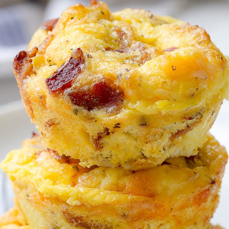Cheesy Bacon Egg Muffins Recipe How to Make Egg Muffins — Eatwell101