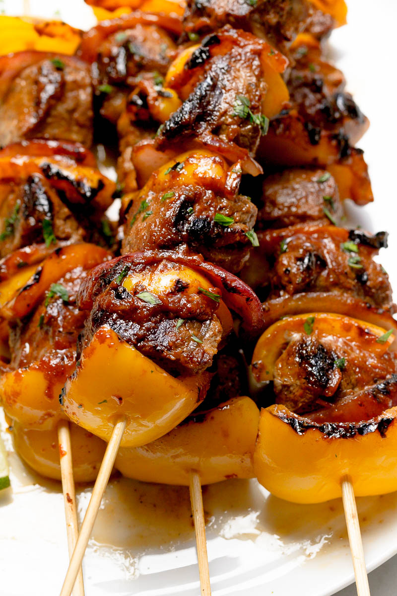 Grilled Steak Kabobs Recipe — Eatwell101