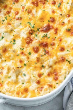 Creamy Chicken and Cauliflower Casserole