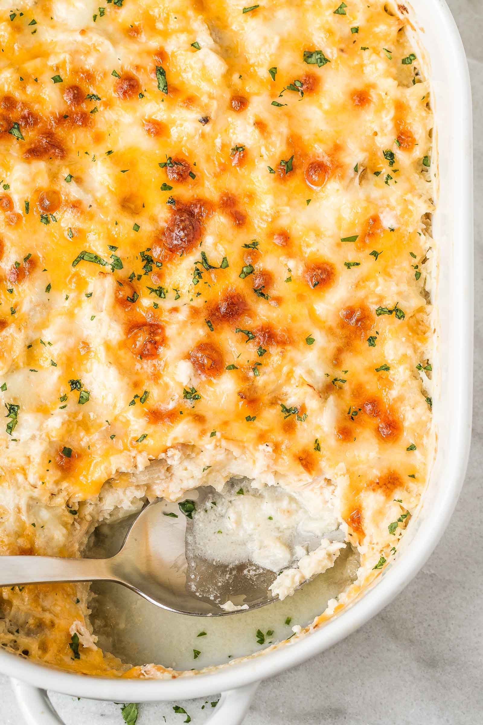 Creamy Chicken and Cauliflower Rice Casserole Recipe ...