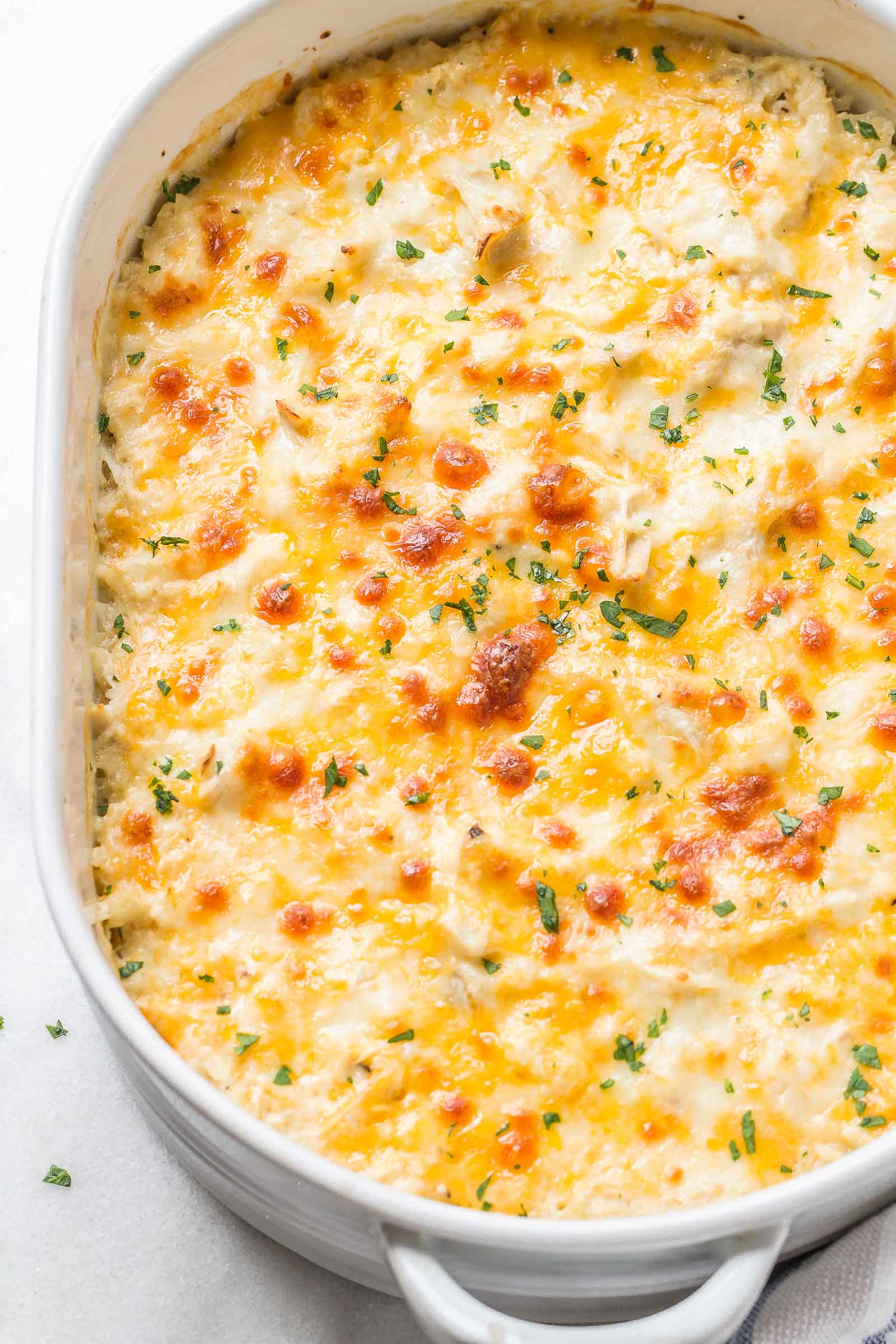 Creamy Chicken and Cauliflower Rice Casserole Recipe ...