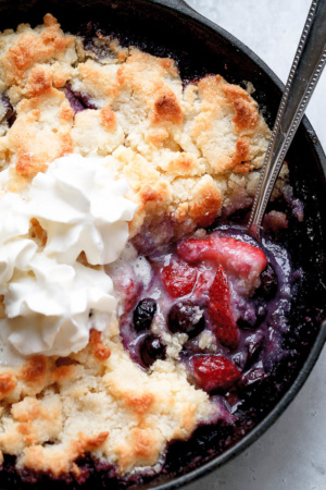 Berry Cobbler {Low-Carb, Keto}