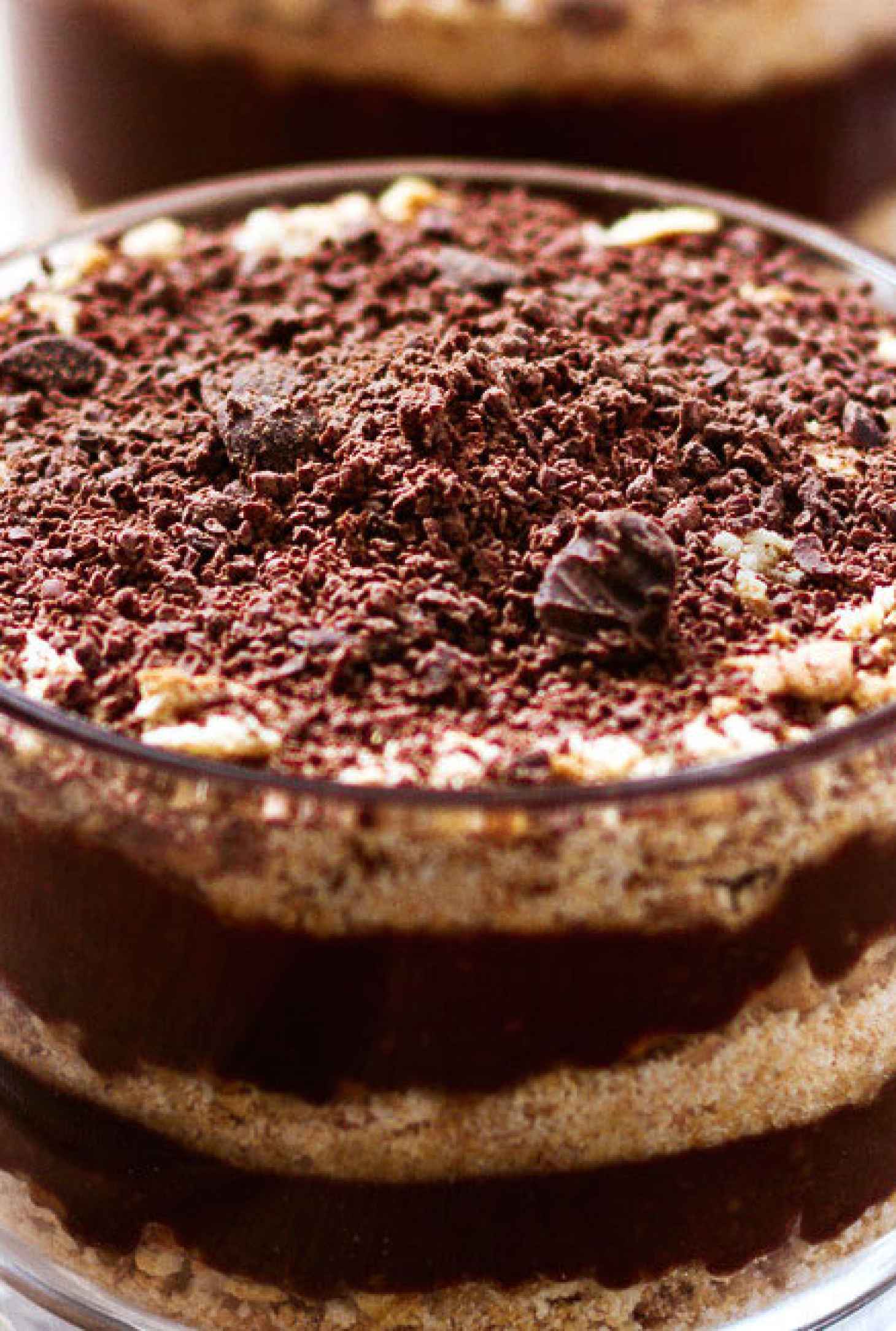 Keto Chocolate Tiramisu - #recipe by #eatwell101 - https://www.eatwell101.com/keto-chocolate-tiramisu-recipe