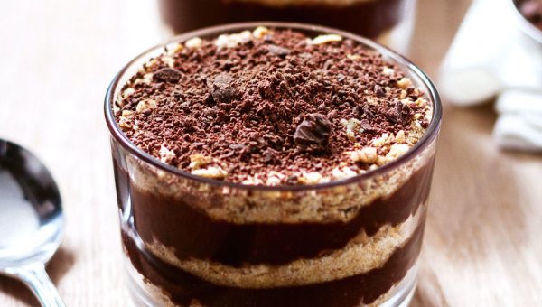 Keto Chocolate Tiramisu - #recipe by #eatwell101 - https://www.eatwell101.com/keto-chocolate-tiramisu-recipe