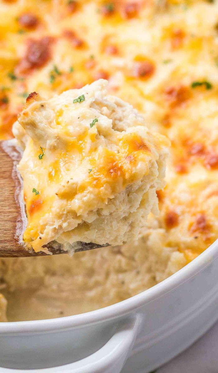 Creamy Chicken and Cauliflower Casserole