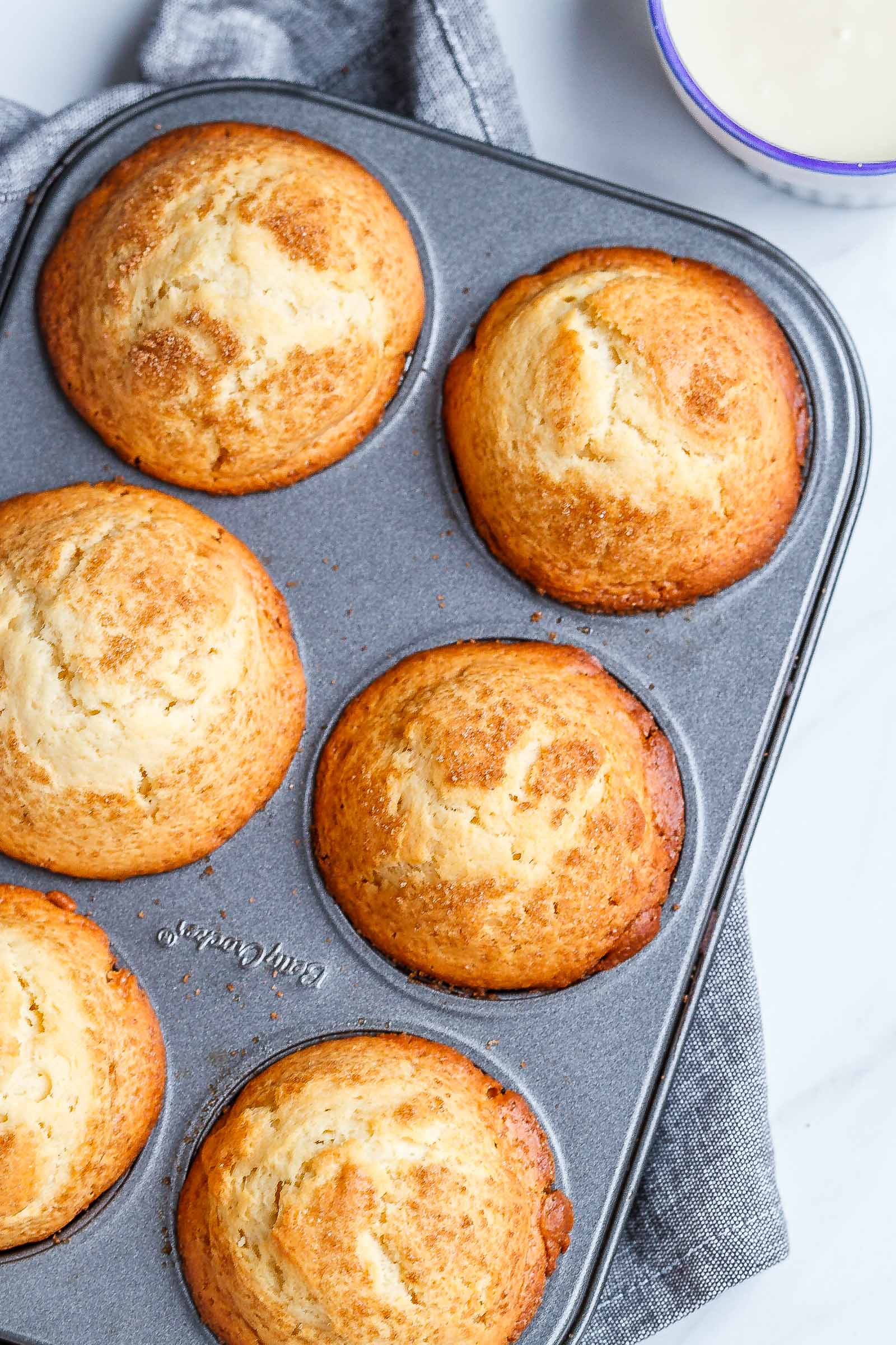 Brown Butter Lemon Muffins - Rich, moist and fluffy - The only recipe you need for a perfect grab-n-go breakfast. 