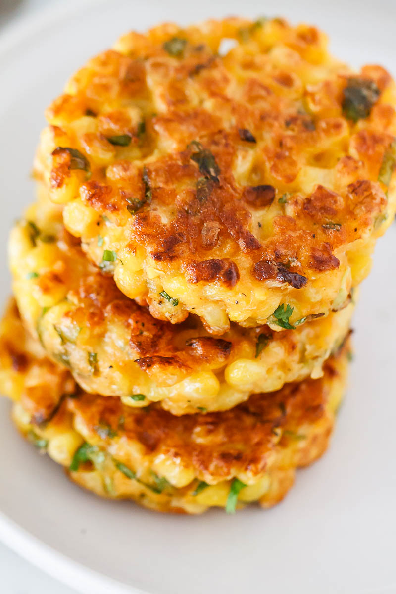 Corn Fritters Recipe - Crispy on the edges, soft in the middle and so delicious, a great side dish for a host of dinners!