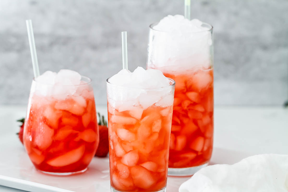 Strawberry-Lime Tom Collins