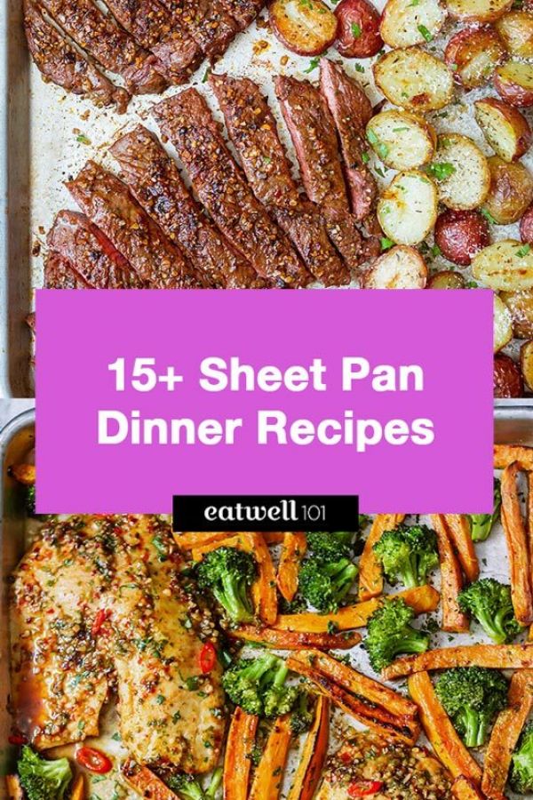 15 Sheet Pan Dinner Recipes – The Best Quick & Easy One-Pan Meals - #recipe by #eatwell101 - https://www.eatwell101.com/sheet-pan-dinners-recipes