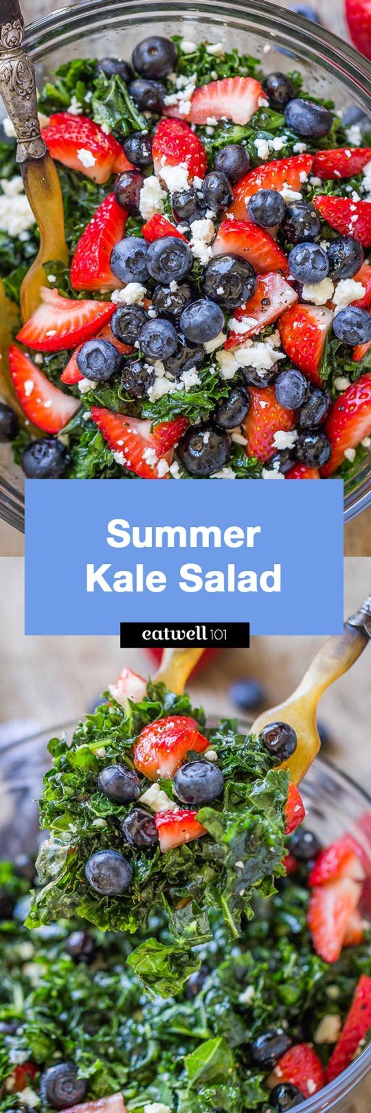 Summer Kale Salad - Healthy, tasty and super nutritive, if you’re looking for the perfect summer salad, this is it!