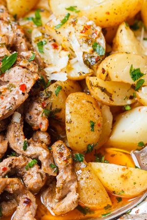 Garlic Butter Steak & Potato Foil Packs