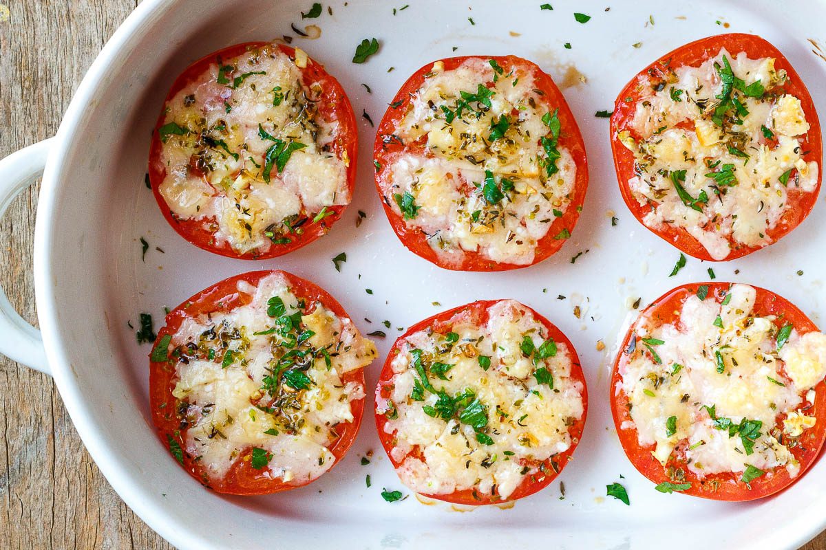 Baked Parmesan Tomatoes