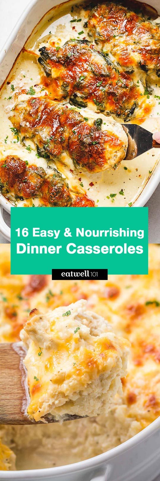 16 Easy Casserole Recipes for Dinner - Easy and nourishing - Perfect for when you are super busy and need something to make in a pinch.