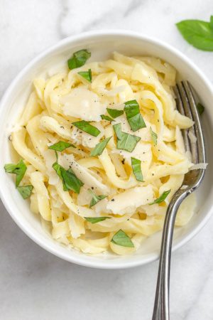 2-Ingredient Keto / Low Carb Pasta Noodles