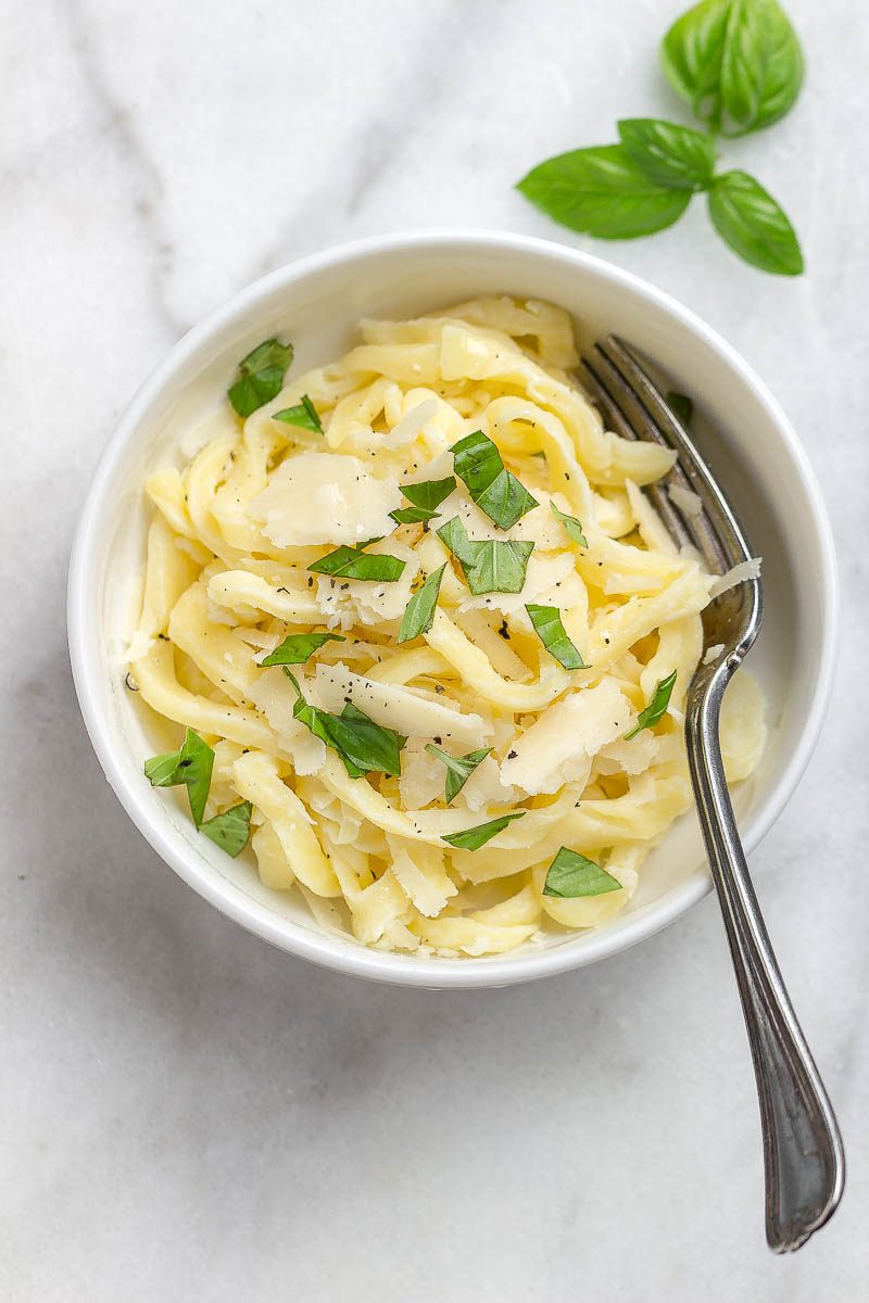 2-Ingredient Keto / Low Carb Pasta Noodles - Chewy and delicious - the perfect low carb basis for all of your favorite pasta sauces and flavors!