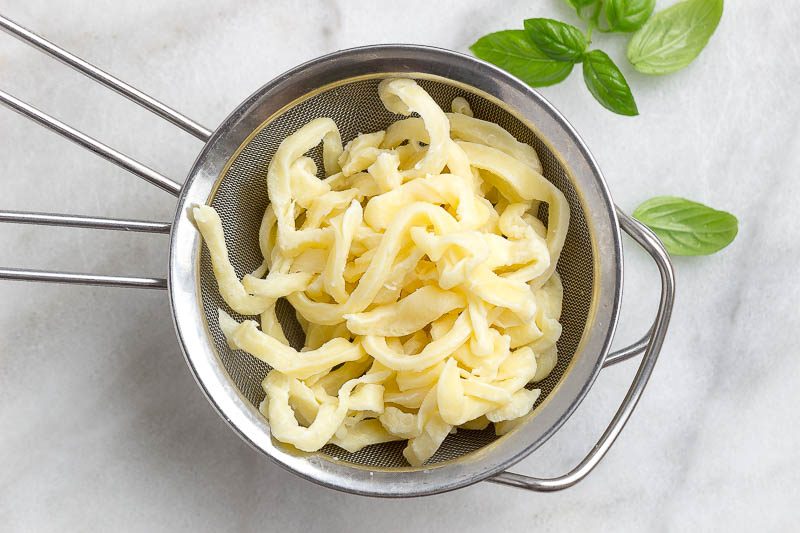 2-Ingredient Keto / Low Carb Pasta Noodles - Chewy and delicious - the perfect low carb basis for all of your favorite pasta sauces and flavors!