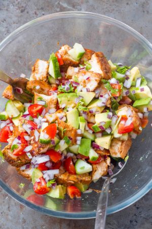 Healthy Avocado Chicken Salad