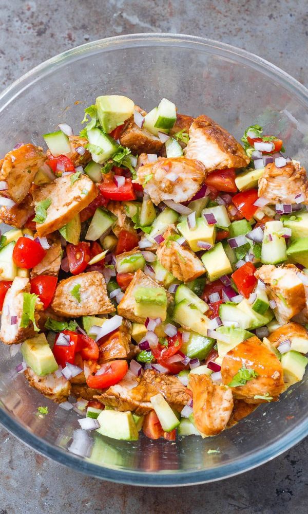 Healthy Avocado Chicken Salad