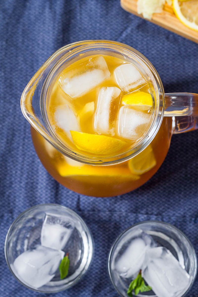Lemon Iced Tea - With it’s rich, golden color and sweet, bright flavor this refreshing tea a perfect addition to your summer table.