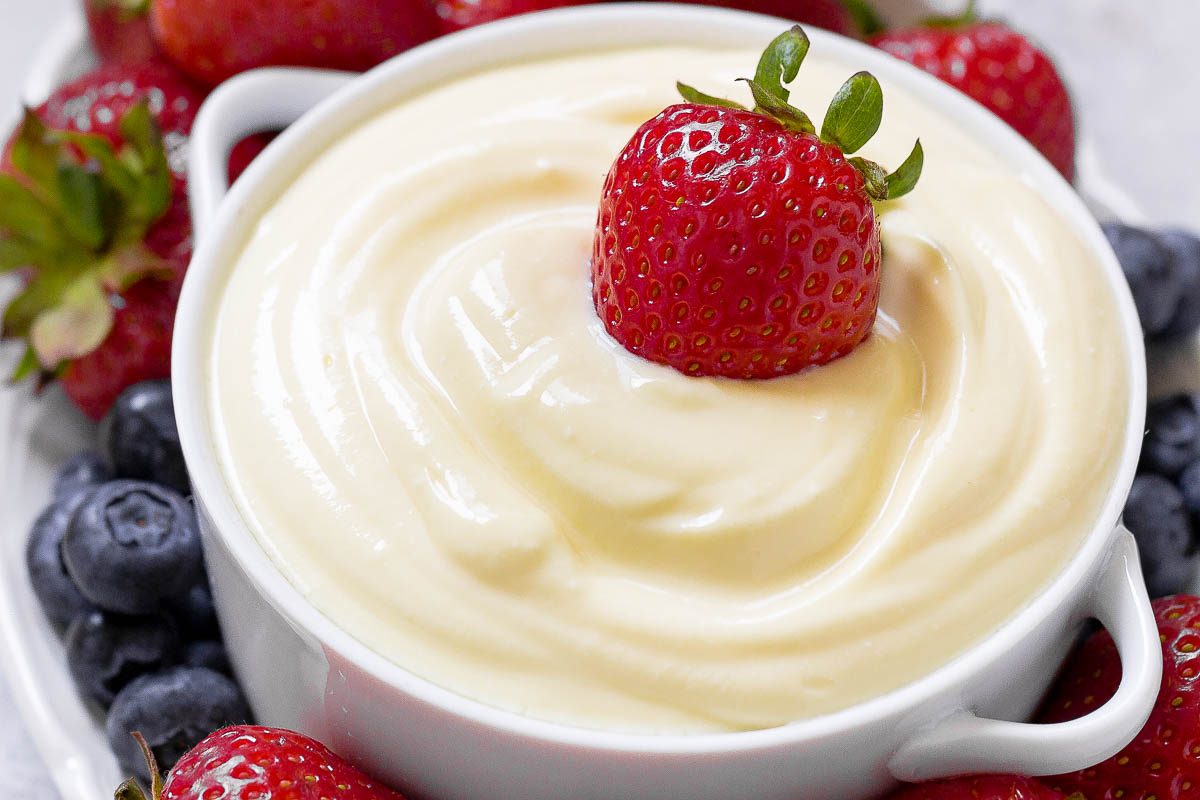 3 Ingredient Cream Cheese Fruit Dip