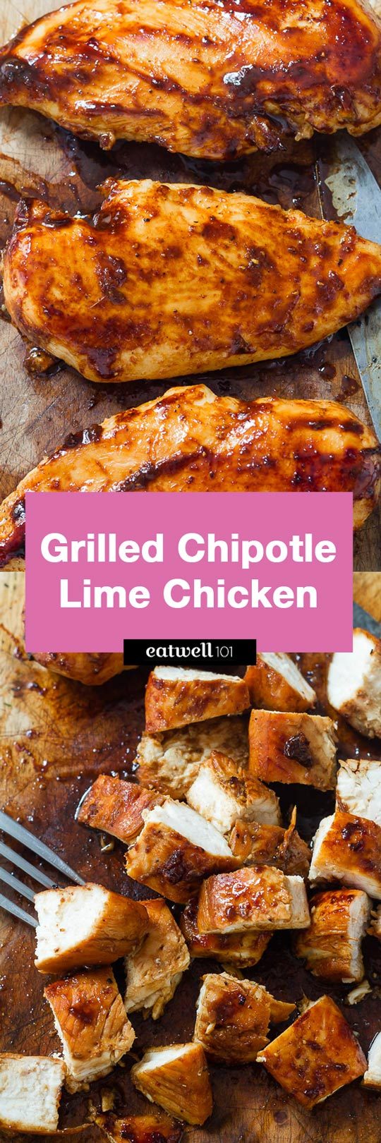 Grilled Chipotle Lime Chicken - Amazing grilled chicken with the most delicious marinade! 