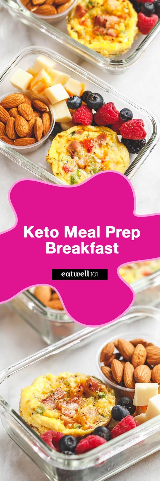 Easy Keto Meal Prep Breakfast - #keto #breakfast #recipe #eatwell101 - Packed with protein and so convenient for busy mornings, this is the perfect make-ahead option for on the go.