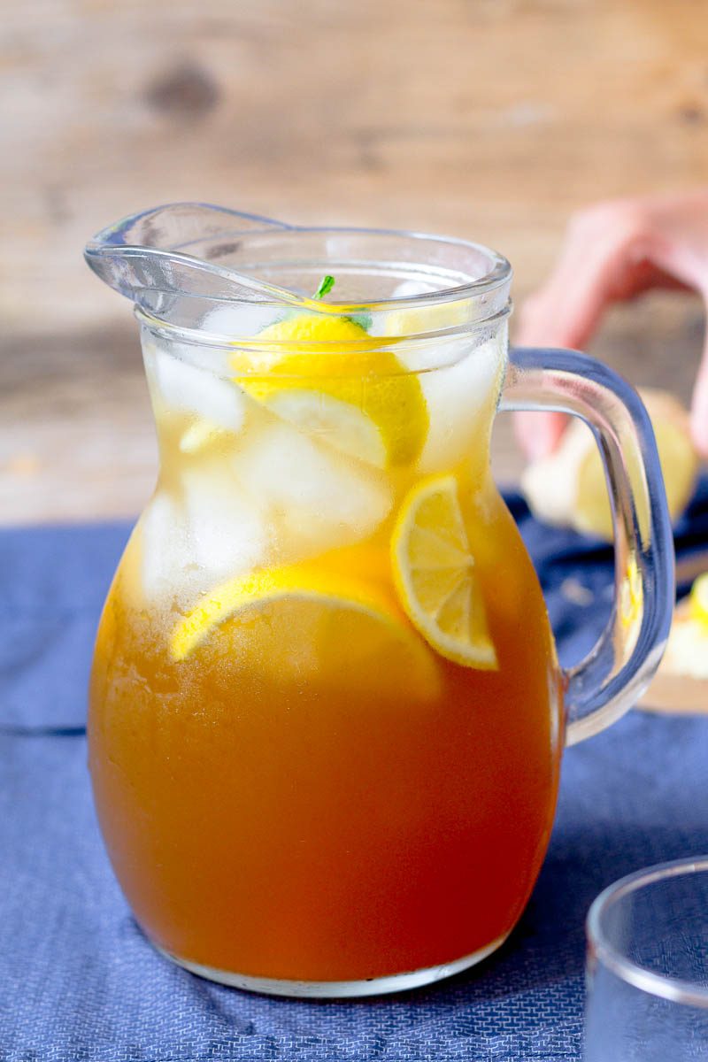 Lemon Iced Tea - With it’s rich, golden color and sweet, bright flavor this refreshing tea a perfect addition to your summer table.