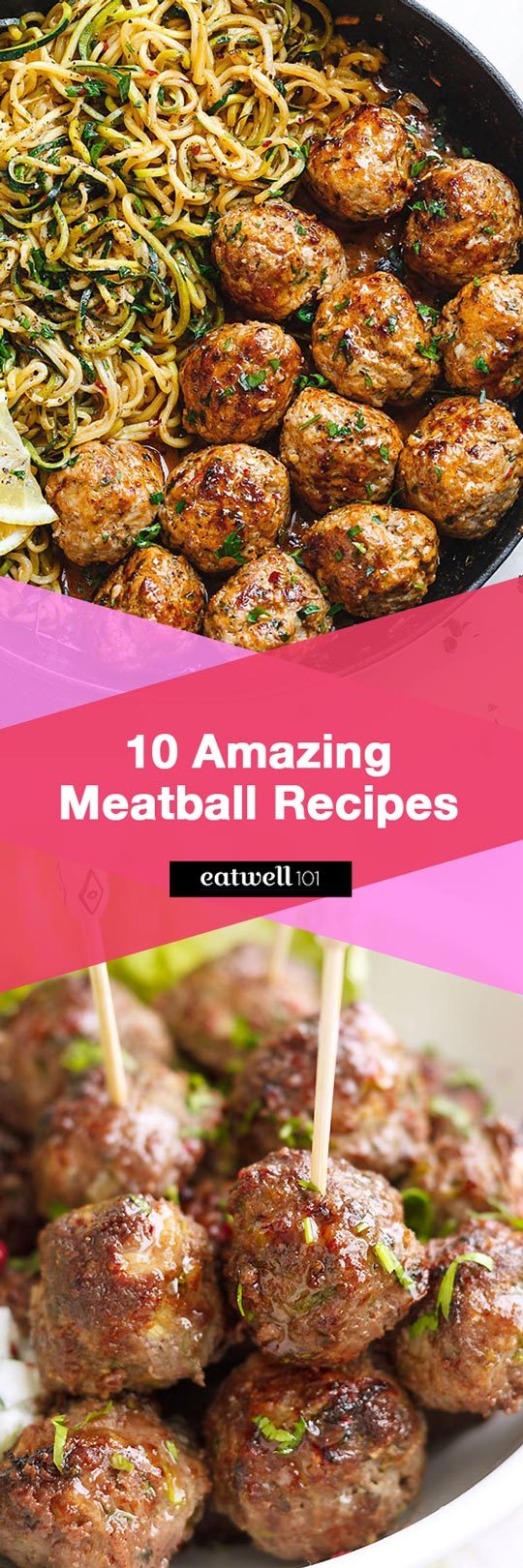 10 Amazing Meatball Recipes - These meatballs recipes are all so good and simple to make, you will be amazed!