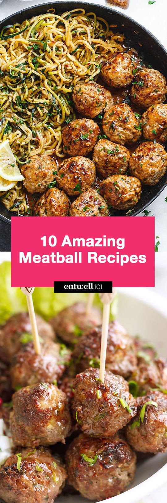 10 Amazing Meatball Recipes - These meatballs recipes are all so good and simple to make, you will be amazed!