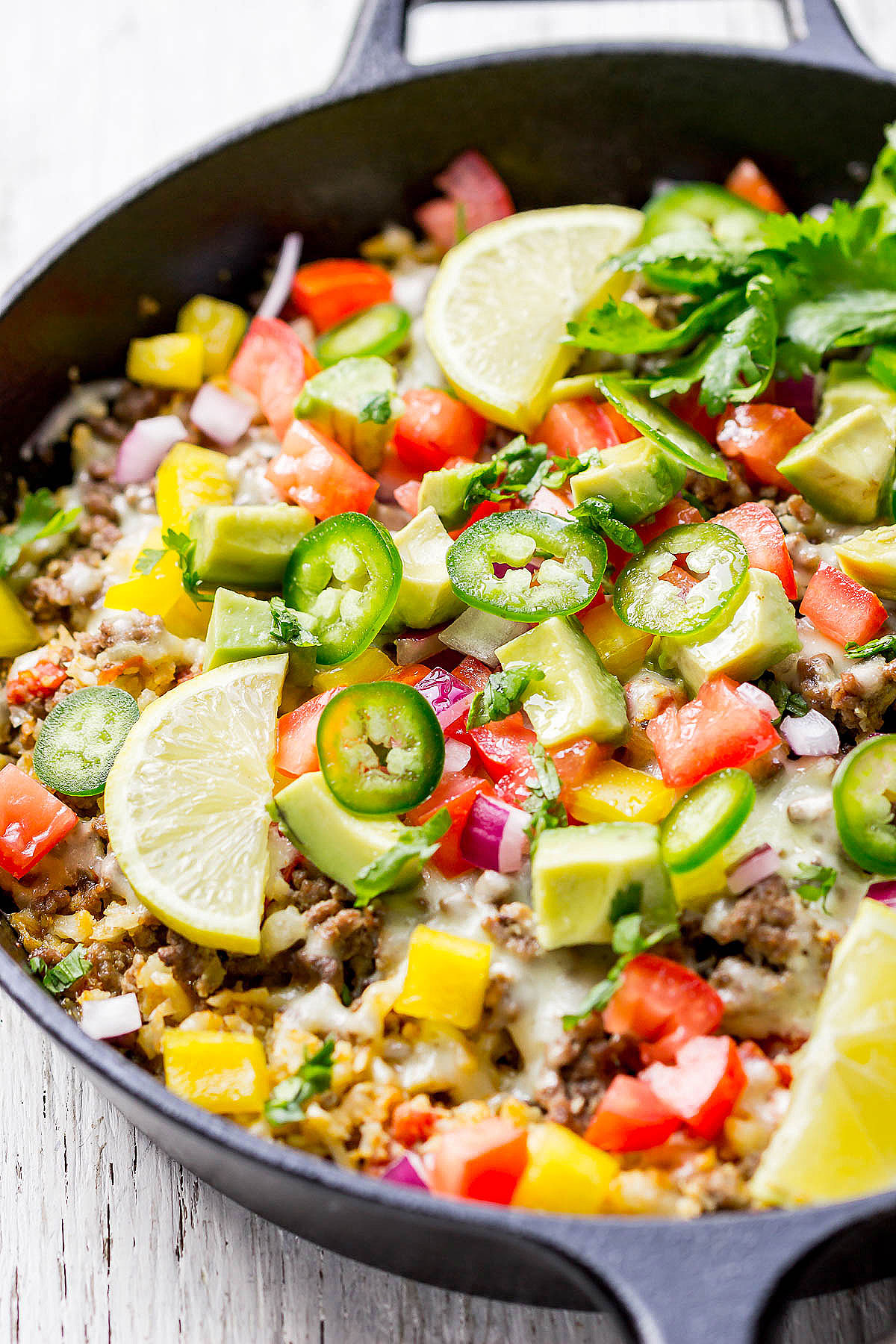 Keto Burrito Bowl Recipe with Beef and Cauliflower Rice – How to Make a ...