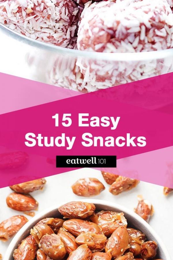 15 Crazy Easy Study Snack Recipes - #recipe by #eatwell101 - https://www.eatwell101.com/study-snack-recipes