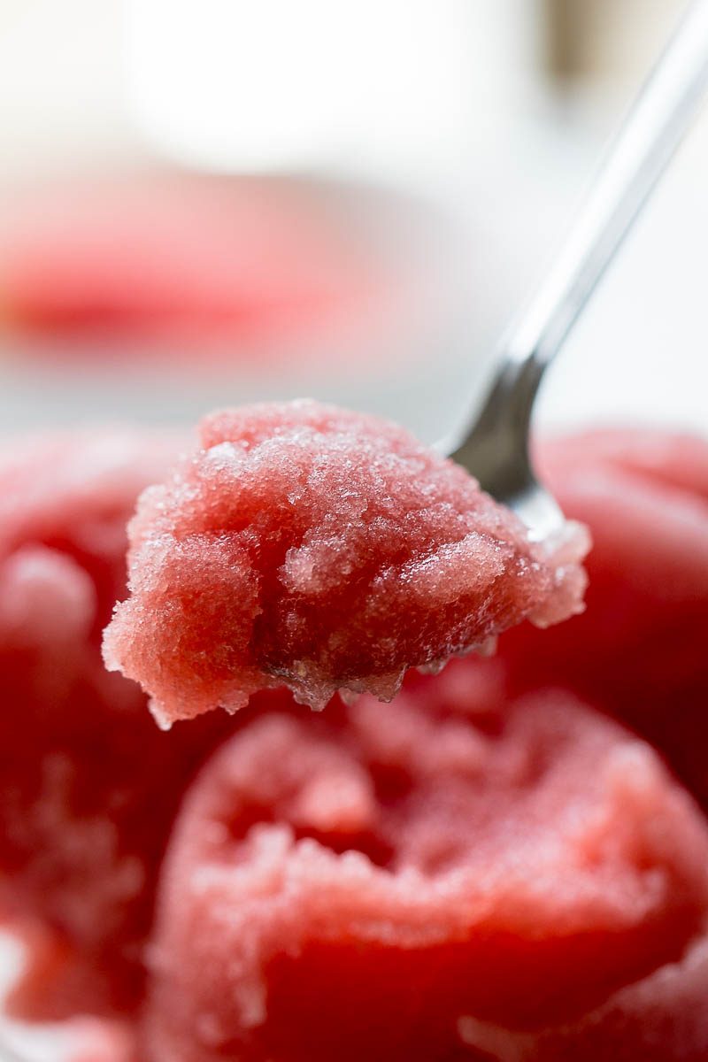 2-Ingredient Honey Watermelon Sorbet - Paleo, Dairy-Free, Vegetarian, Gluten-Free. When it comes to dessert, you really can't get much healthier than this!