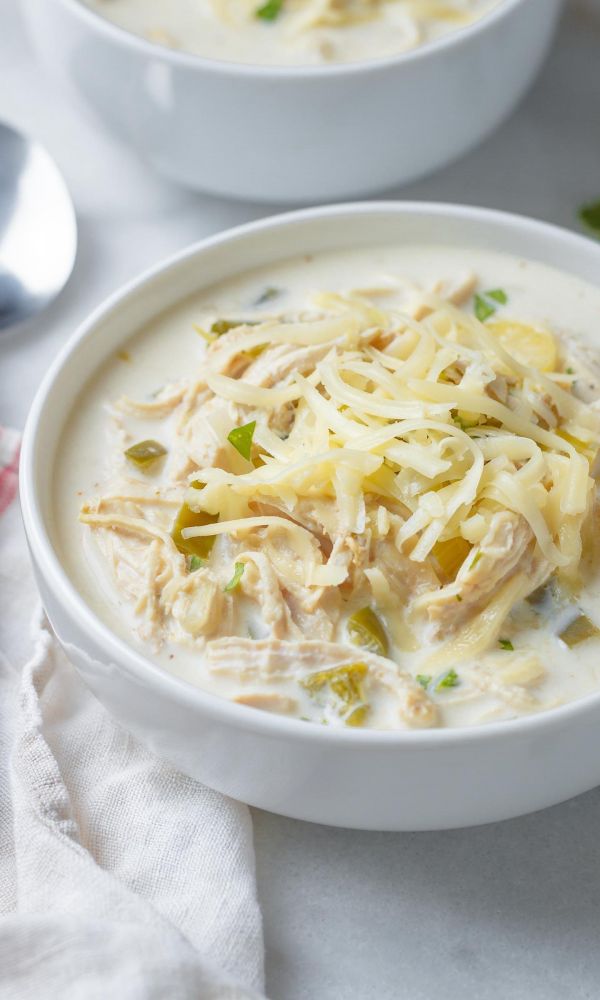 Slow Cooker White Chicken Chili