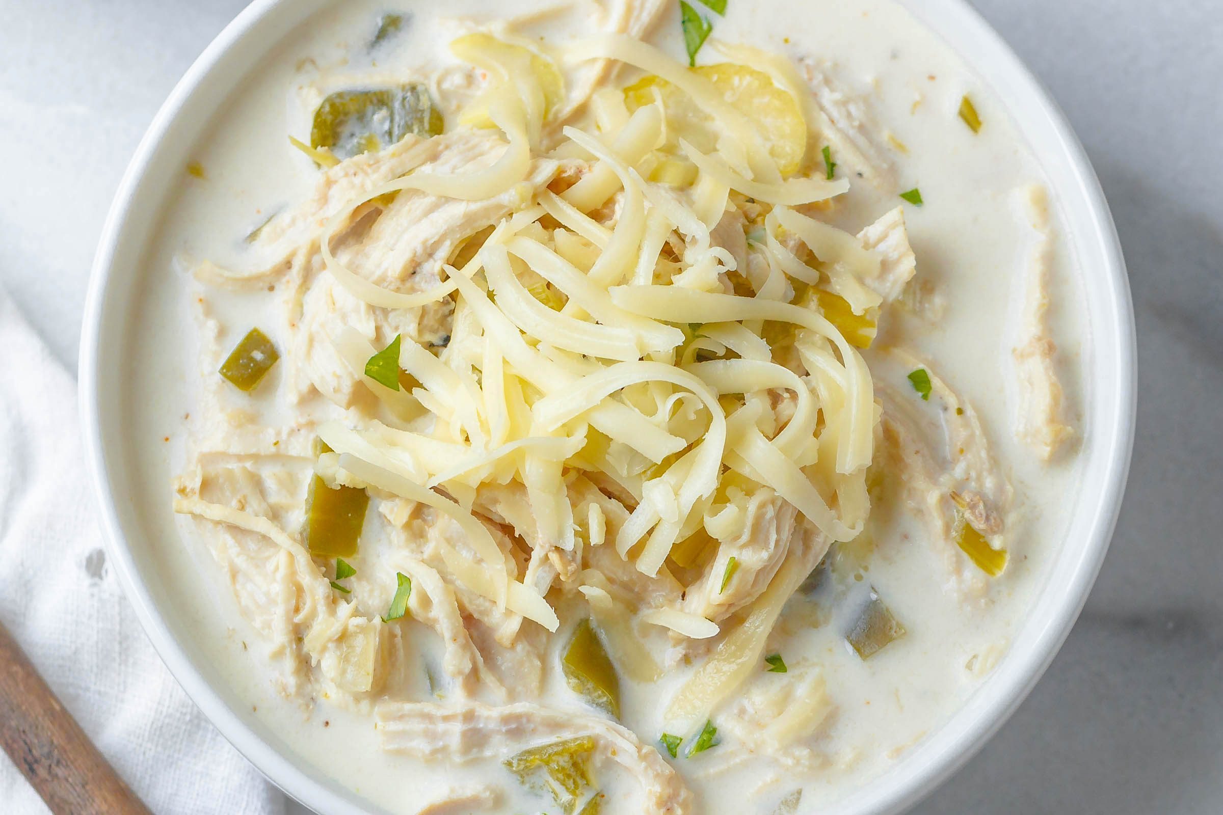 Slow Cooker White Chicken Chili