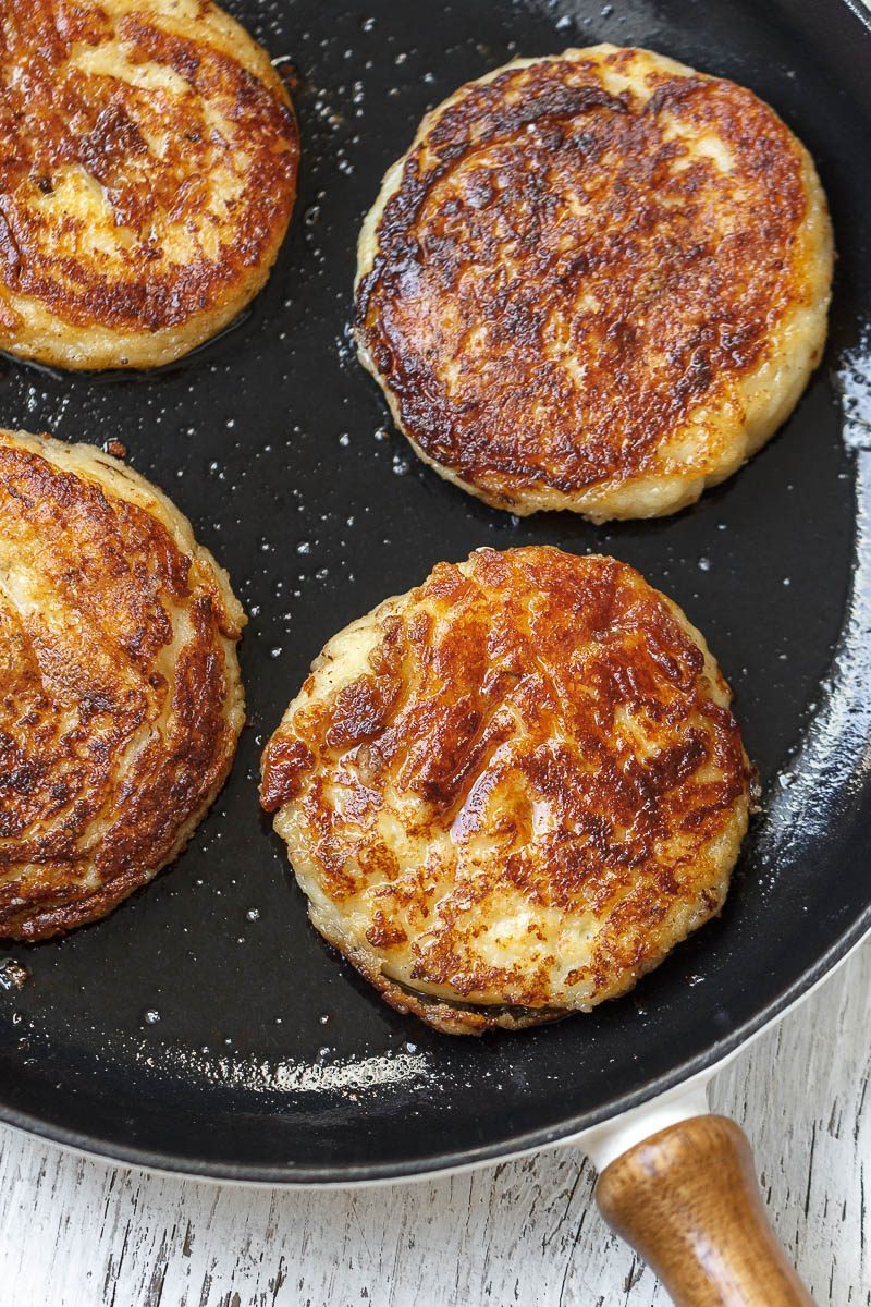 Garlic Parmesan Mashed Potato Cakes Recipe â€