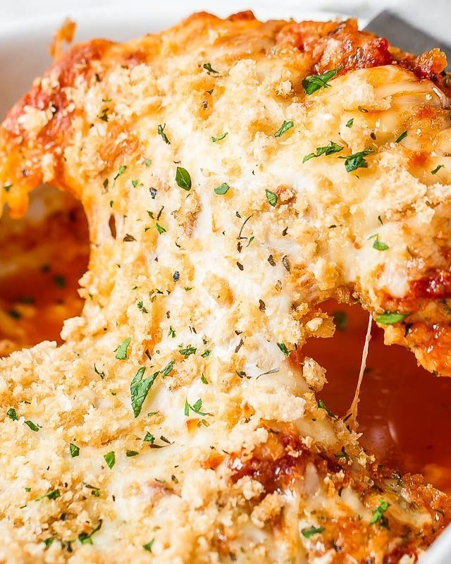 Mozzarella Parmesan Chicken Casserole - #recipe by #eatwell101 - https://www.eatwell101.com/mozzarella-parmesan-chicken-casserole
