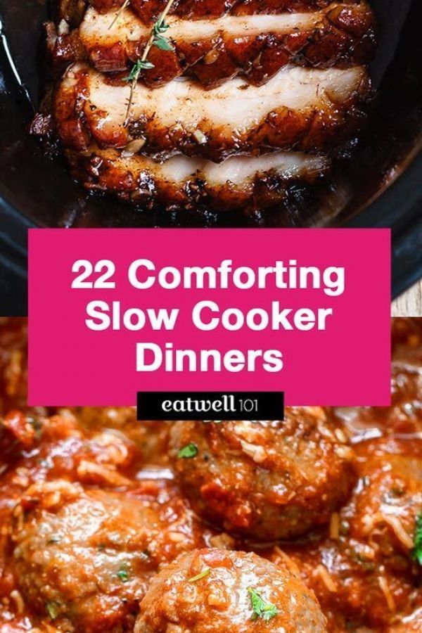 24 Comforting Slow Cooker Dinners - #recipe by #eatwell101 - https://www.eatwell101.com/slow-cooker-dinner-recipes