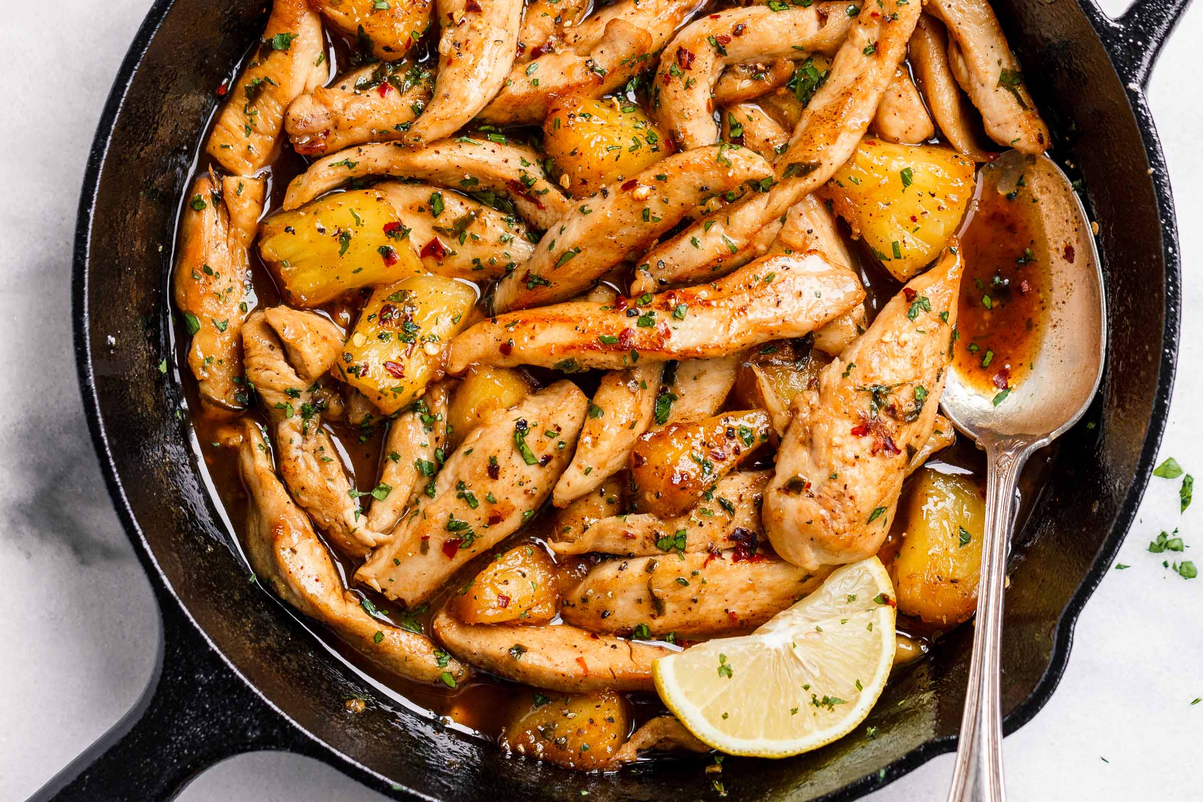 Garlic Butter Chicken with Pineapple