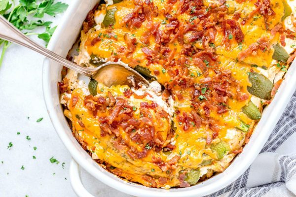 Jalapeño Popper Chicken Casserole