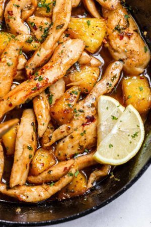 Garlic Butter Chicken with Pineapple