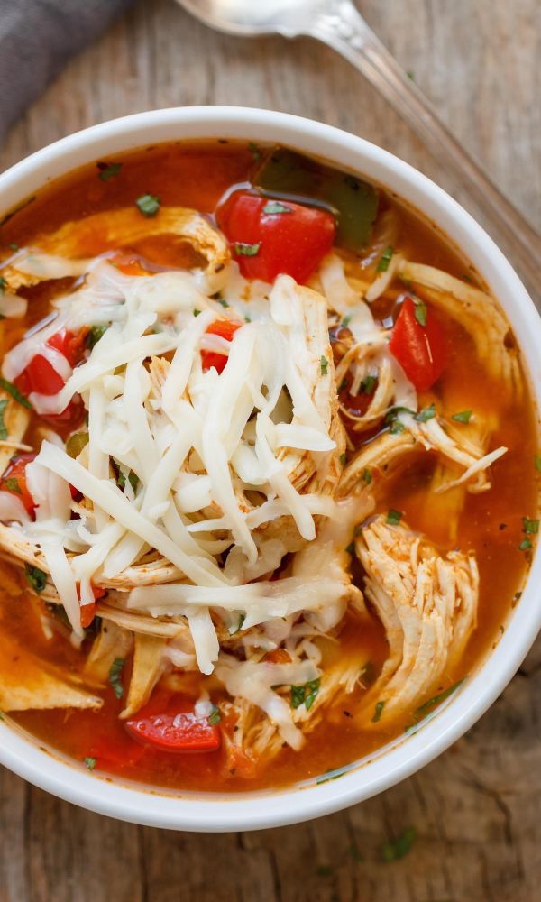 Instant Pot Fajita Chicken Soup