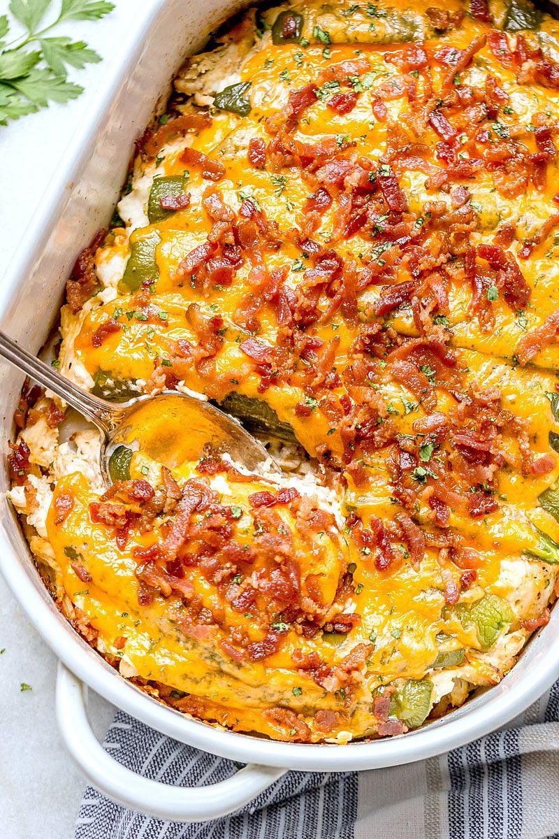 Jalapeño Popper Chicken Casserole