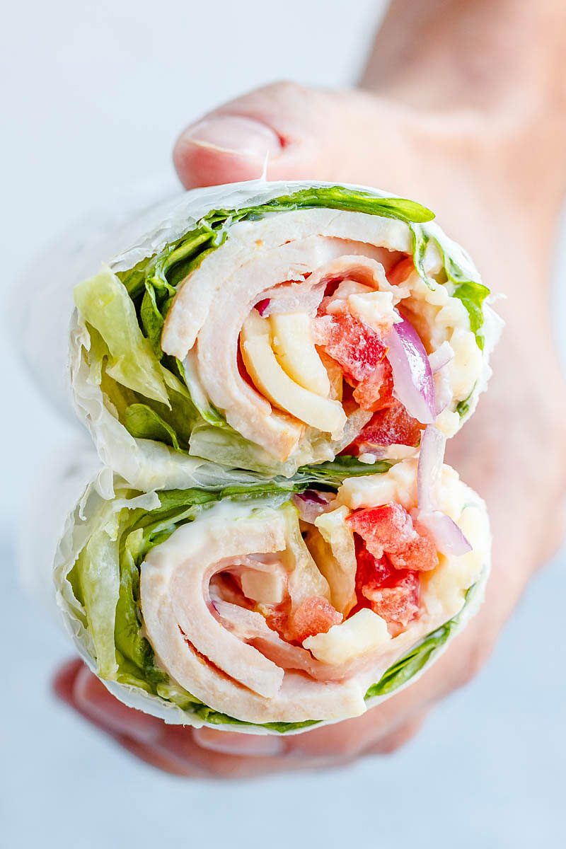 Lettuce Wrap Sandwich Recipe- How to Make a Lettuce Wrap Sandwich ...